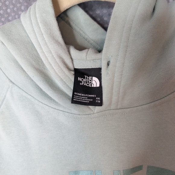 The North Face Light Green Hoodie - Picture 3 of 3